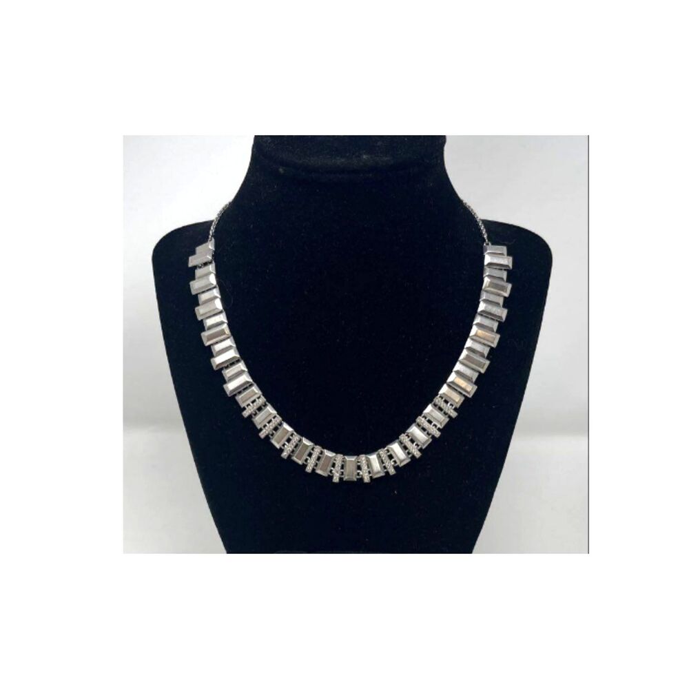 Kendra Scott Harper Adjustable Silver Tone and Rhinestone Necklace